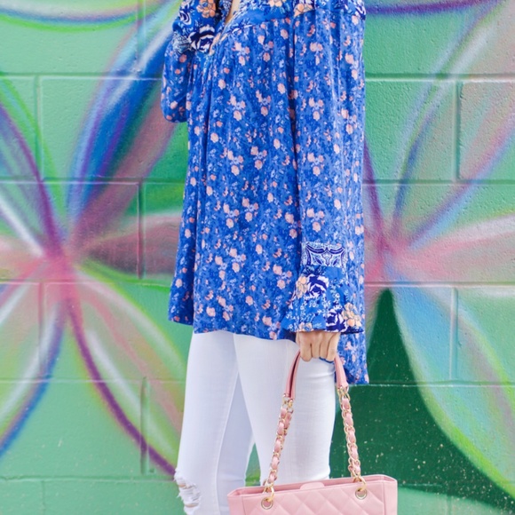 Free People Wildflower Fields Tunic Size Small - Picture 2 of 8